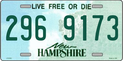 NH license plate 2969173
