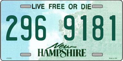 NH license plate 2969181