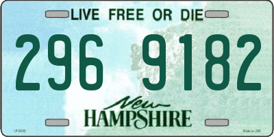 NH license plate 2969182