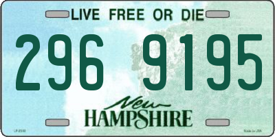 NH license plate 2969195