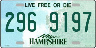 NH license plate 2969197
