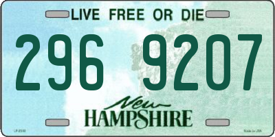 NH license plate 2969207