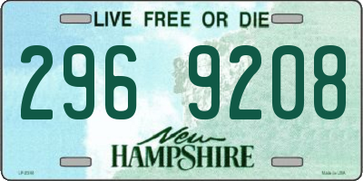NH license plate 2969208