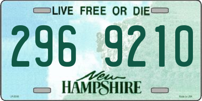 NH license plate 2969210