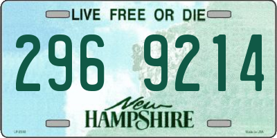 NH license plate 2969214