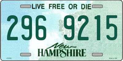 NH license plate 2969215