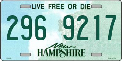 NH license plate 2969217
