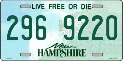 NH license plate 2969220