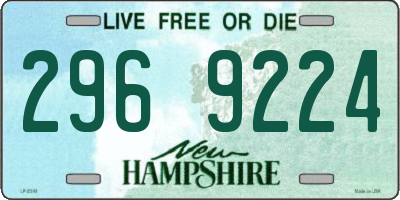 NH license plate 2969224