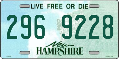 NH license plate 2969228