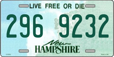 NH license plate 2969232