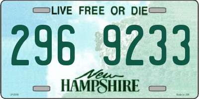 NH license plate 2969233
