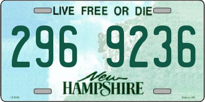 NH license plate 2969236