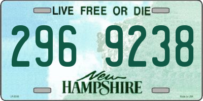 NH license plate 2969238