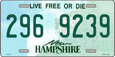 NH license plate 2969239