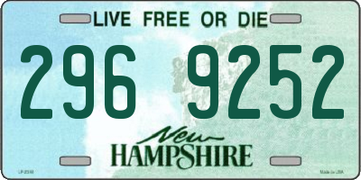 NH license plate 2969252