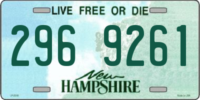 NH license plate 2969261