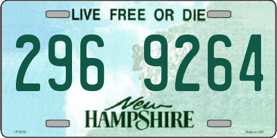 NH license plate 2969264