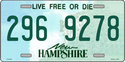 NH license plate 2969278