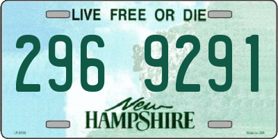 NH license plate 2969291