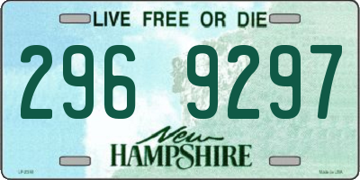 NH license plate 2969297