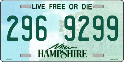 NH license plate 2969299