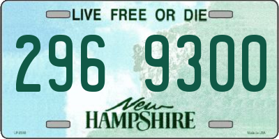 NH license plate 2969300