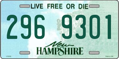 NH license plate 2969301