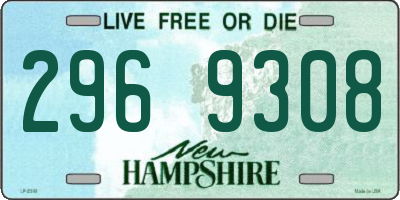 NH license plate 2969308
