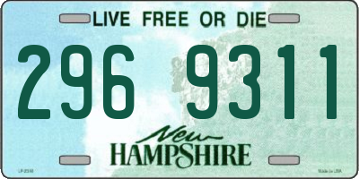 NH license plate 2969311