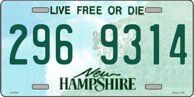 NH license plate 2969314
