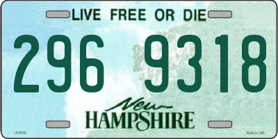 NH license plate 2969318