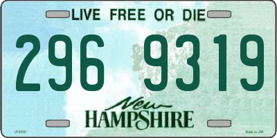 NH license plate 2969319