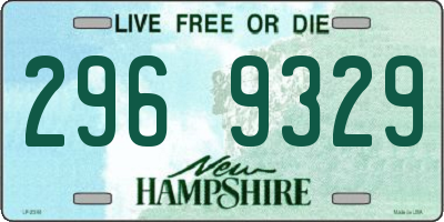 NH license plate 2969329
