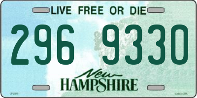 NH license plate 2969330