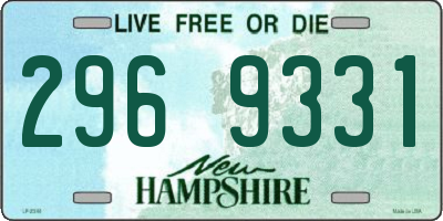 NH license plate 2969331
