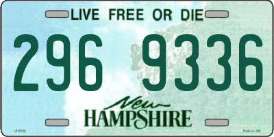 NH license plate 2969336
