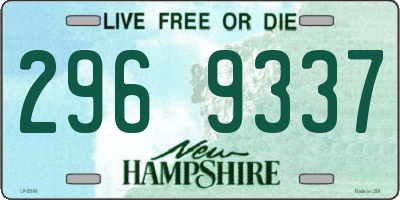 NH license plate 2969337