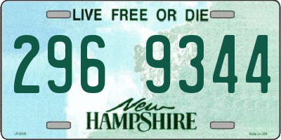 NH license plate 2969344