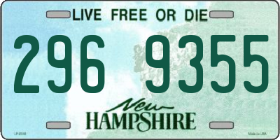 NH license plate 2969355