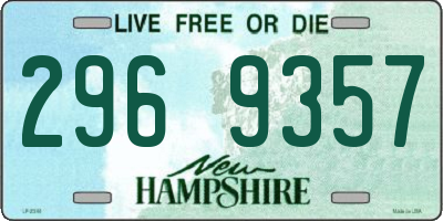NH license plate 2969357