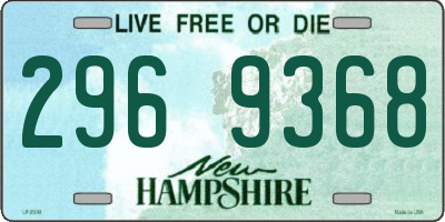 NH license plate 2969368