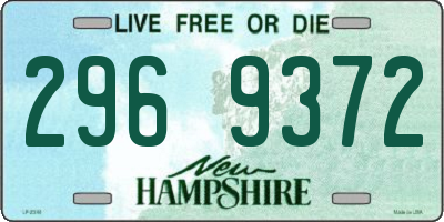 NH license plate 2969372