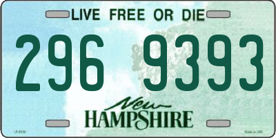 NH license plate 2969393