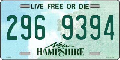 NH license plate 2969394