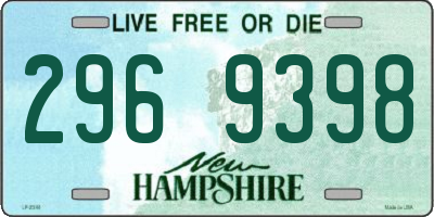 NH license plate 2969398