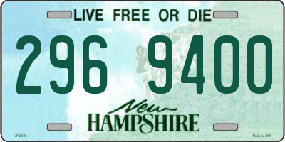 NH license plate 2969400