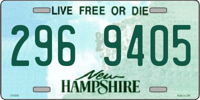 NH license plate 2969405