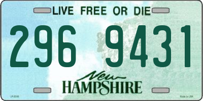 NH license plate 2969431