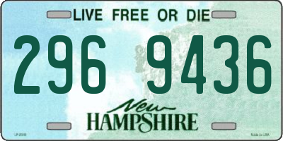 NH license plate 2969436